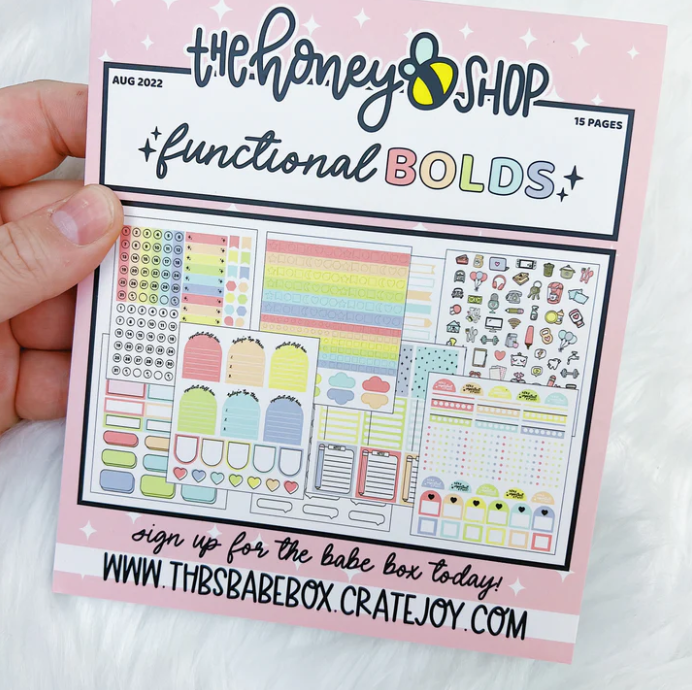 Bold Functional | Deluxe Sticker Book