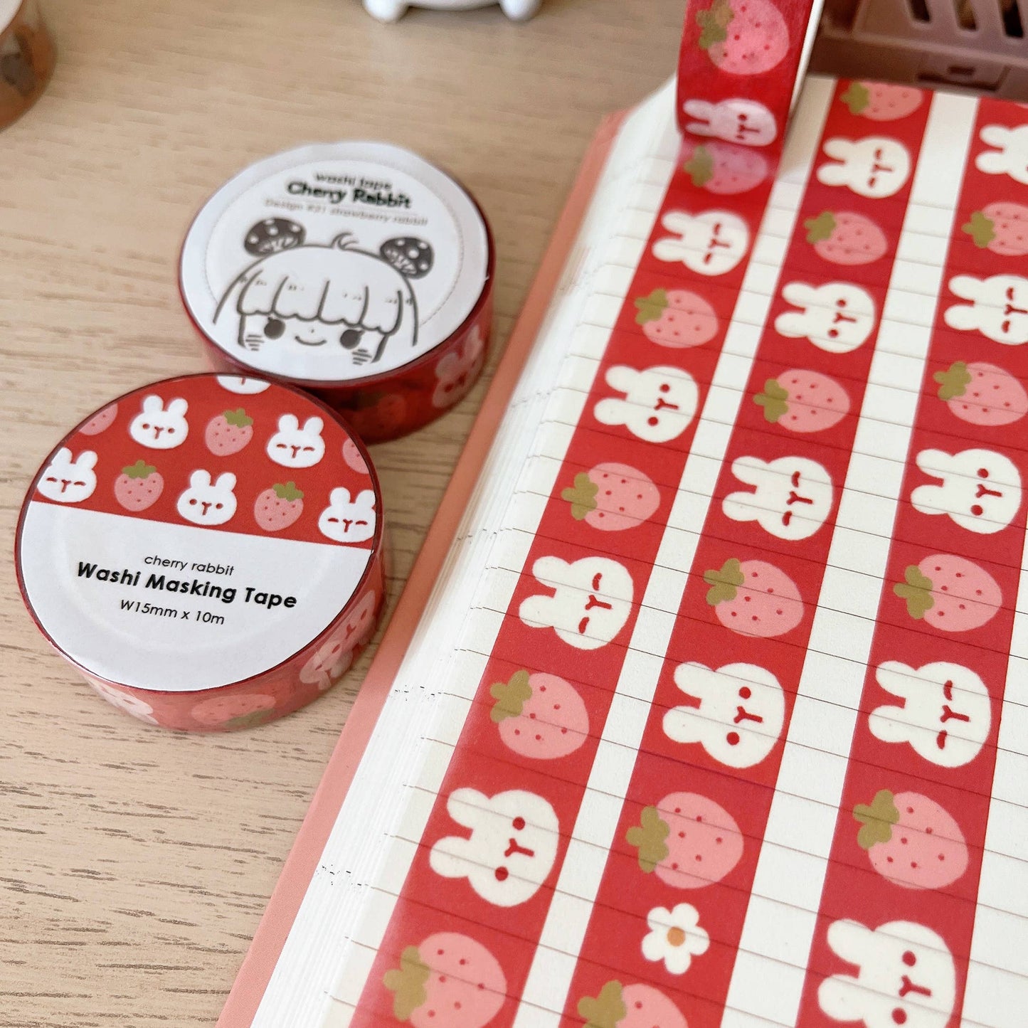 Strawberry Rabbit | Washi