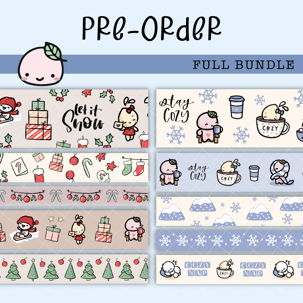 *PREORDER* Ohana Story Full Bundle - Cozy Christmas | Washi