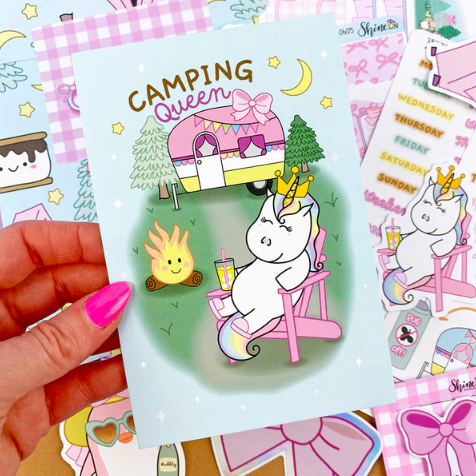 Shine Sticker Studio - Camp Coquette | June 2025 Subscription