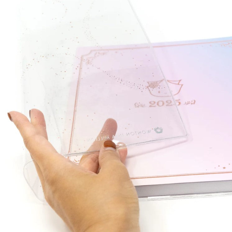 Clear Jelly Cover (A5W - Rose Gold Foil)