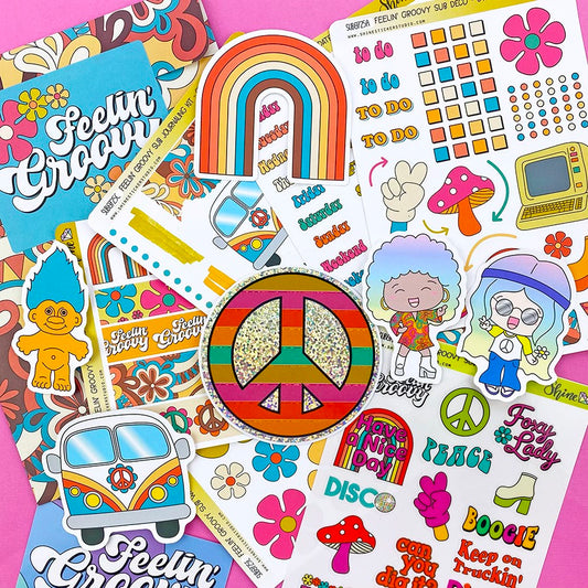 Shine Sticker Studio - Feelin' Groovy | July 2025 Subscription