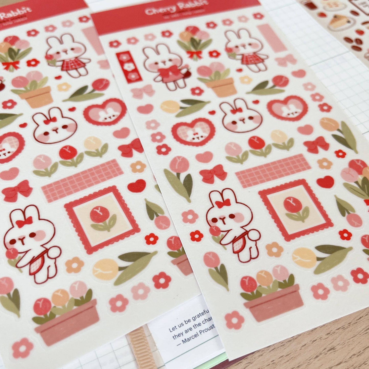 Tulip Rabbit | Sticker Sheet