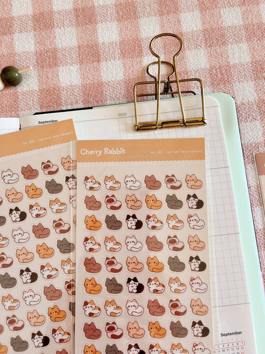 Cat Loafs (Mini) | Sticker Sheet