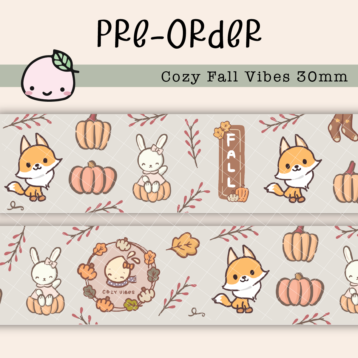 *PREORDER* Cozy Fall Vibes | Washi