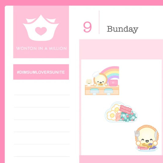 Visiting Brunch At Dawns | Sticker Sheet