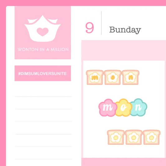 Brunch Days Of The Week | Sticker Sheet