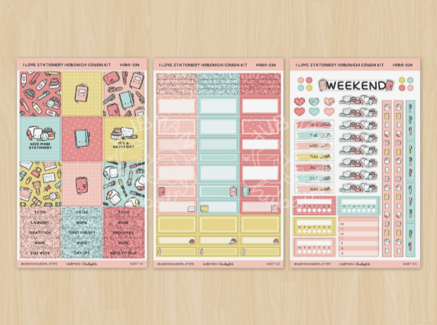 I Love Stationery | Hobonichi Cousin Weekly Kit