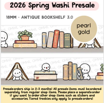 Antique Bookshelf 3.0 | Washi