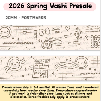 Postmarks | Washi