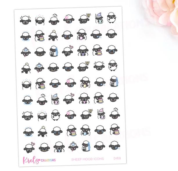 Sheep Mood | Sticker Sheet