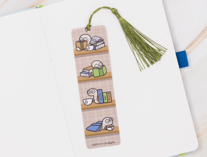 Cozy Bookworm | Bookmark