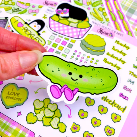 Shine Sticker Studio - I Love Pickles | May 2026 Subscription