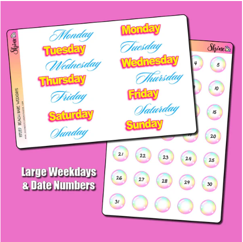 *PRESALE* Shine Sticker Studio - Beach Babe | June 2026 Subscription