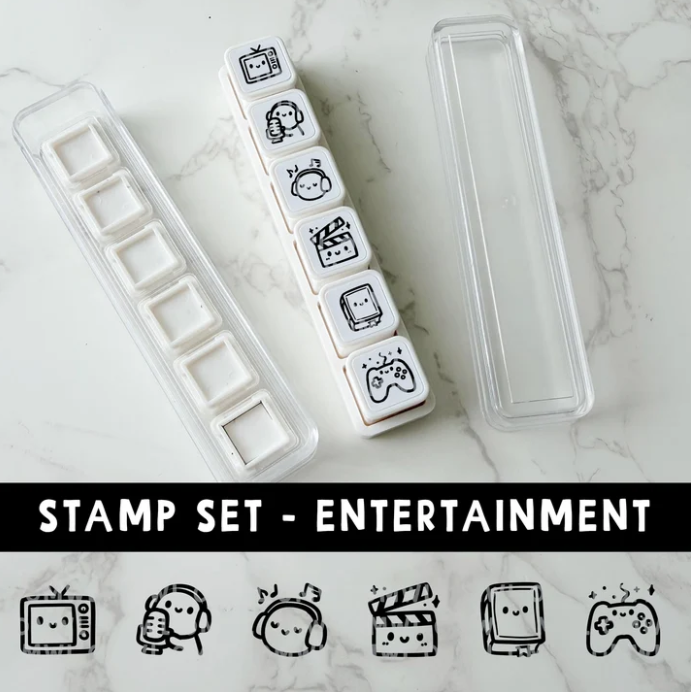 *PREORDER 6-IN-1 Punch Stamp - Entertainment