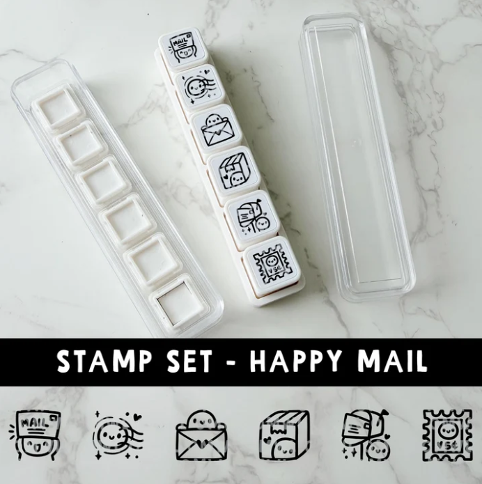 *PREORDER 6-IN-1 Punch Stamp - Happy Mail