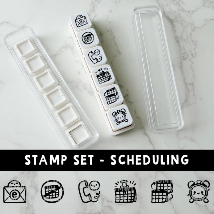 *PREORDER 6-IN-1 Punch Stamp - Scheduling