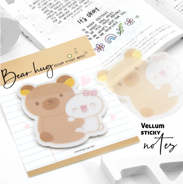 Rilakkuma | Vellum Sticky Notes