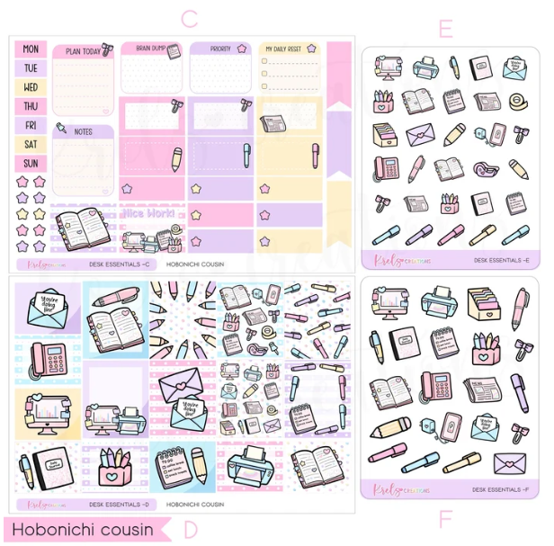 Desk Essentials | Hobonichi Cousin Kit