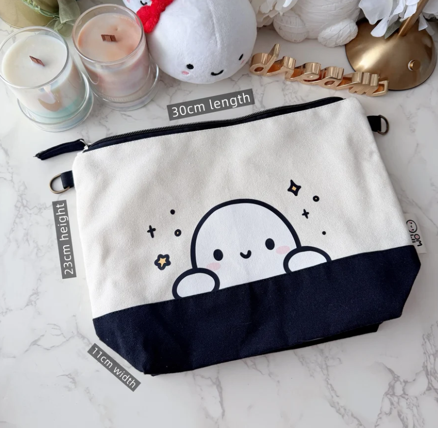 *PREORDER - Peeking Munchkin Canvas Catch-All Pouch