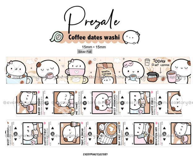 *PREORDER* Coffee Dates with Myself | Washi