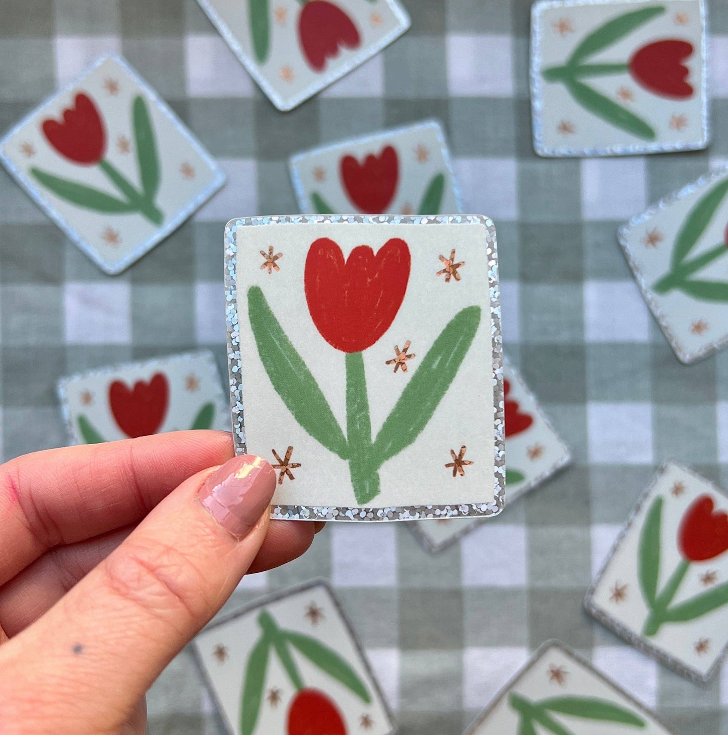 Tulip | Holographic Sticker