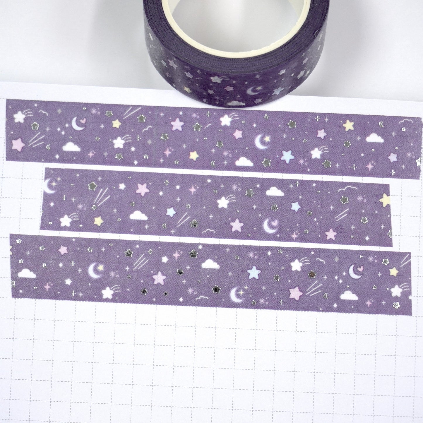 Beyond the stars - Muted violet | Washi