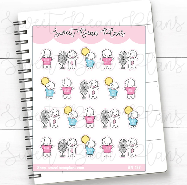 Hot Summer Bean | Sticker Sheet