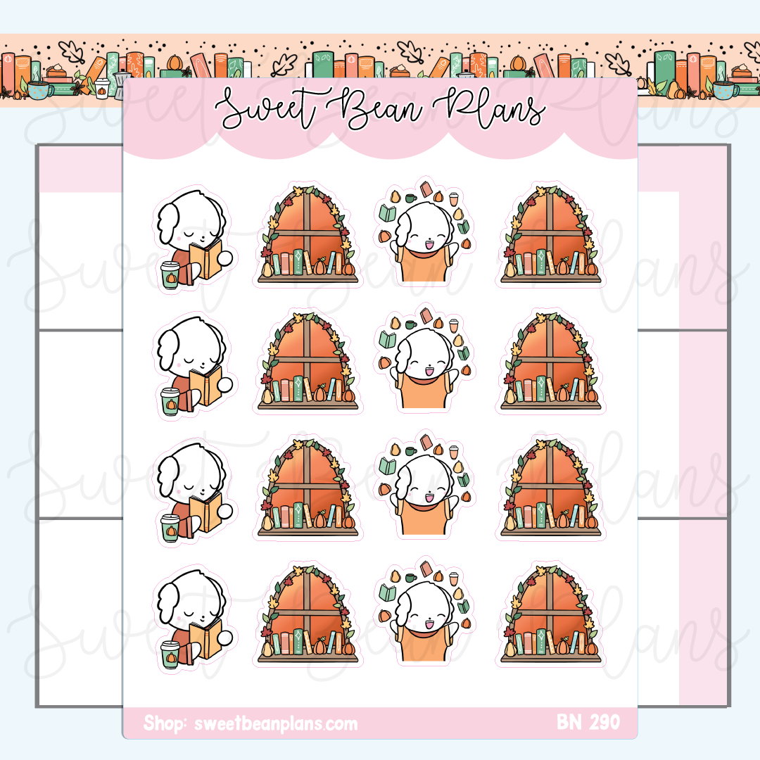 PSL Bean Reads | Sticker Sheet