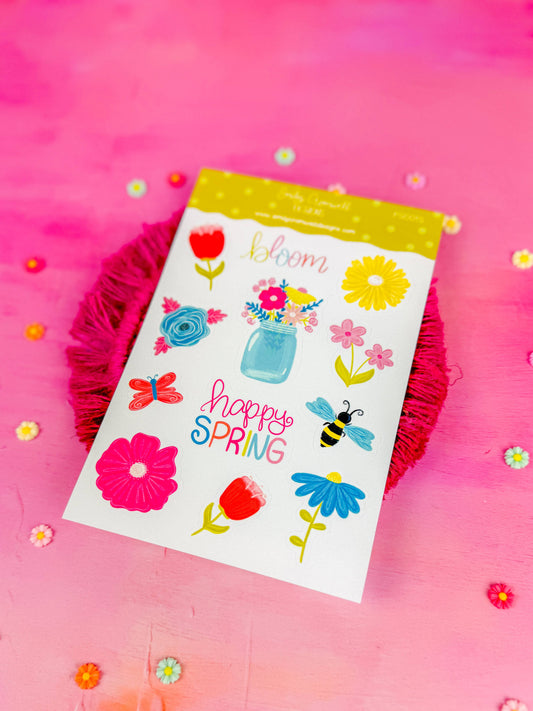 Spring Blooms | Sticker Sheet