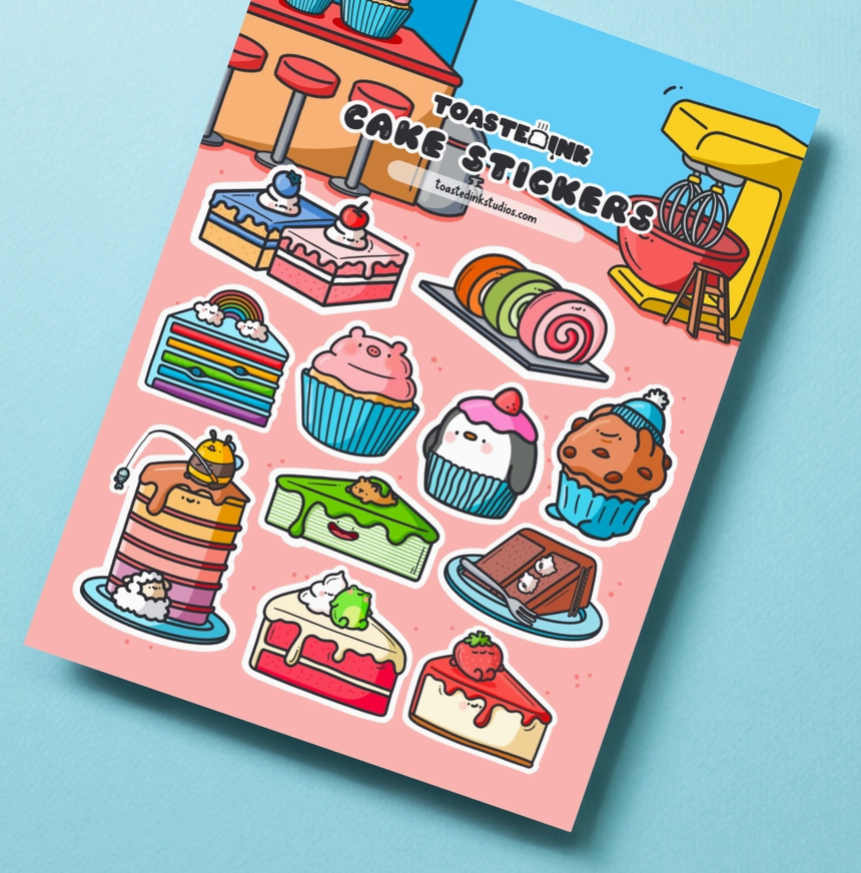 Cake | Sticker Sheet