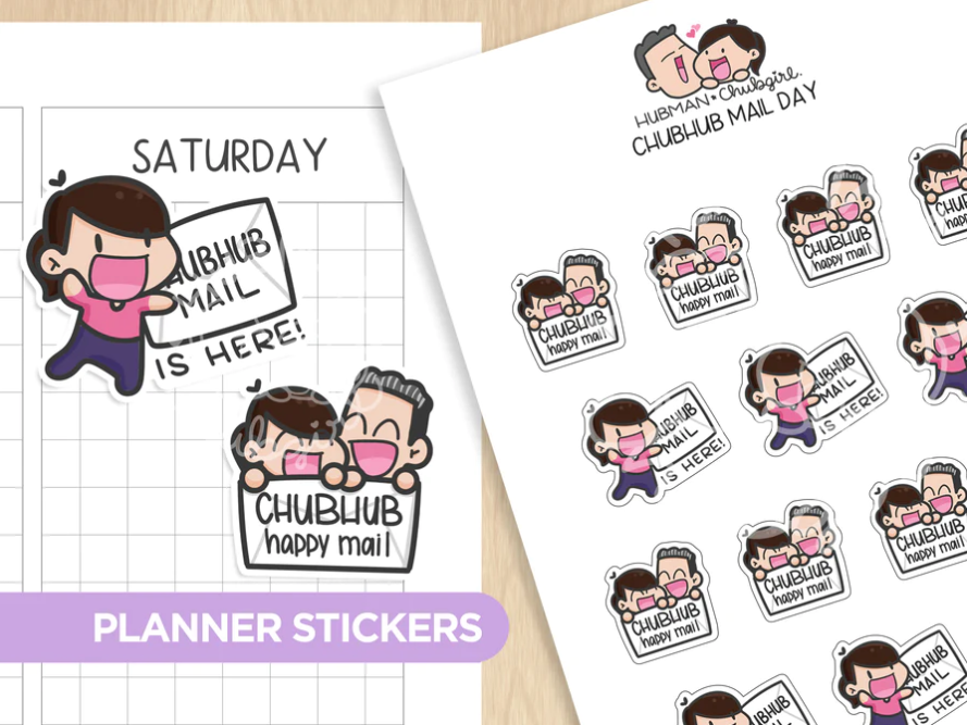 Chubhub Mail Day | Sticker Sheet