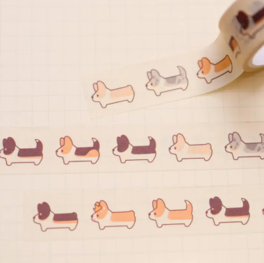 Corgi March | Washi