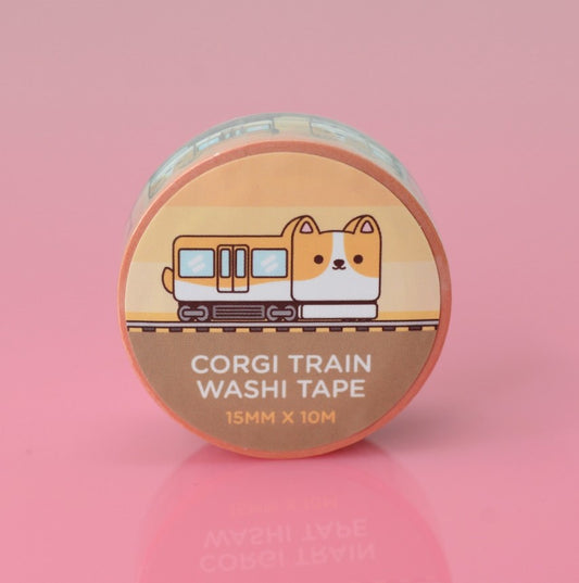 Corgi Train | Washi