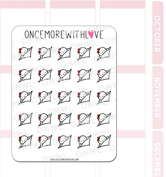 Basic Corner Peeking | Sticker Sheet