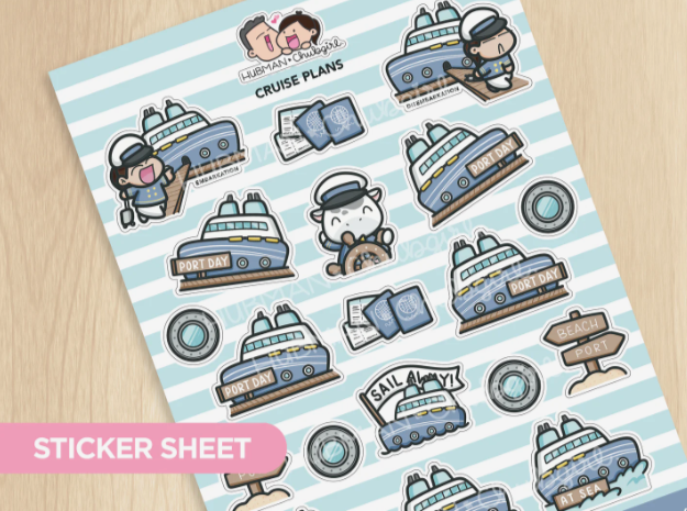 Cruise Plans | BIG Sticker Sheet