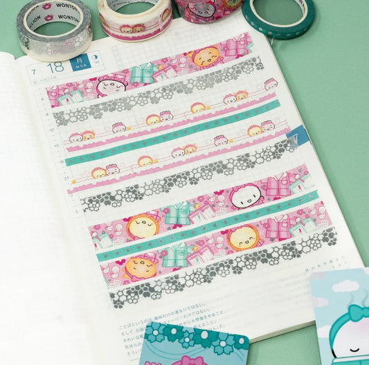 Steam Castle - Flower Border | Washi