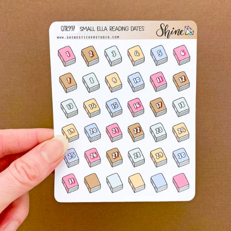 Ella Reading Dates | Sticker Sheet