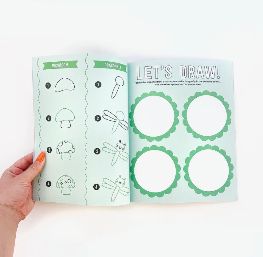 Draw-Along Fantasy | Sticker Book