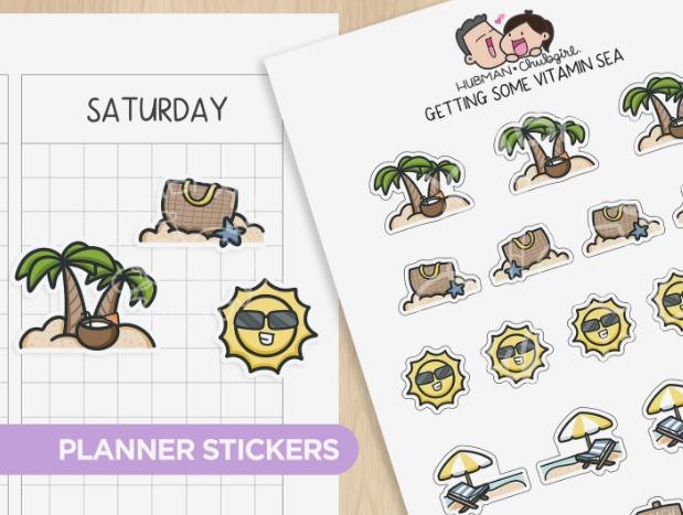 Getting Some Vitamin Sea | Sticker Sheet