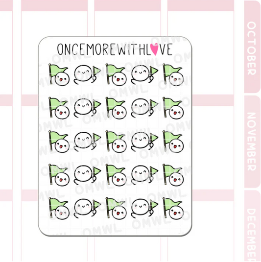 Green Flag | Sticker Sheet