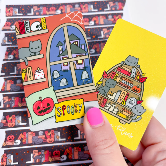 Halloween Reads | Washi Card