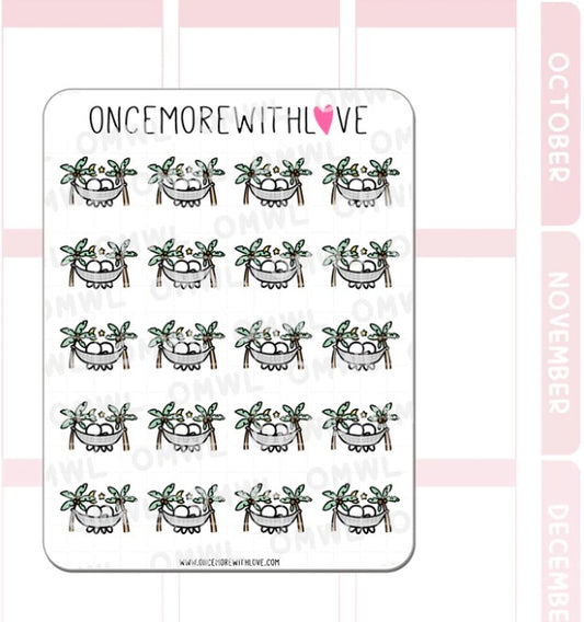 Couples Hammock | Sticker Sheet