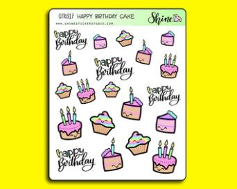 Happy Birthday | Sticker Sheet