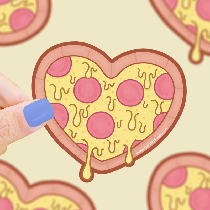 Pizza Heart | Vinyl Sticker