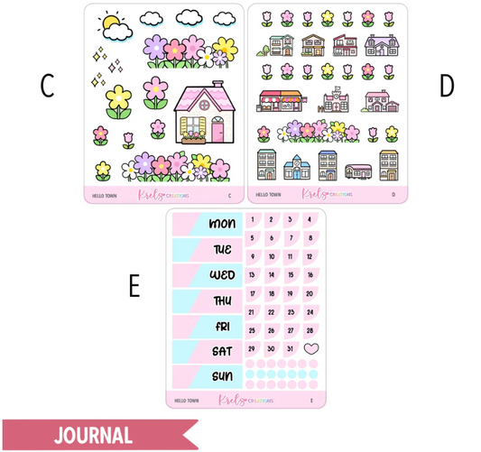 Hello Town | Journaling Kit