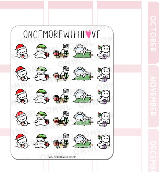 Holiday Burnout | Sticker Sheet