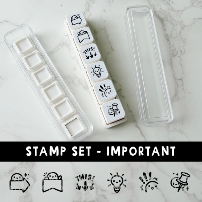 *PREORDER 6-IN-1 Punch Stamp - Important