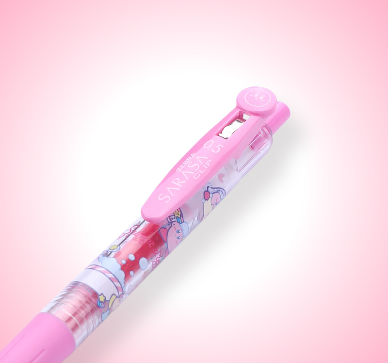 Zebra Sarasa Clip Gel Pen - Kirby - Pink