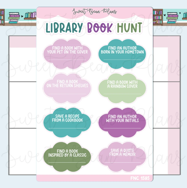 Library Reading Challenge | Large Sticker
